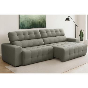 Imagem de Sofa 4 Lugares Retratil Reclinavel 280cm Veludo Atualle Ferguile