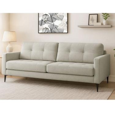 Imagem de Sofa 3 Lugares 210cm Linho Corbelli Ferguile