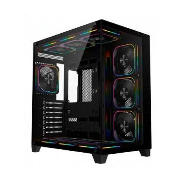 Imagem de Gabinete Gamer Liketec Zeus V3, ATX, Frontal e Lateral em Vidro Temper