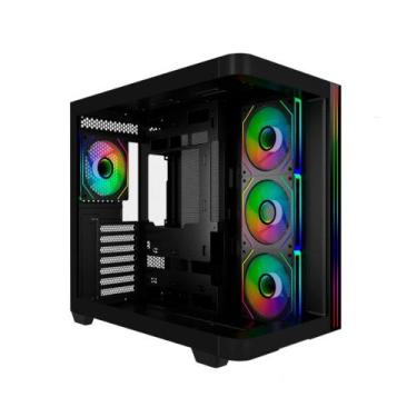 Imagem de Gabinete Gamer Liketec Madness Pro, Mid Tower, ATX, Lateral e Frontal 