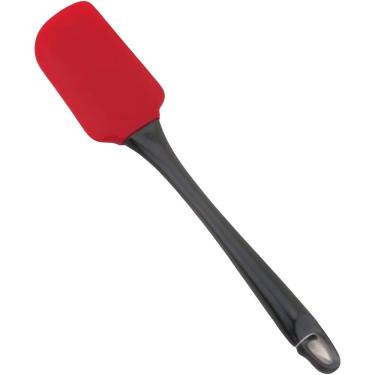 Imagem de Espátula de Silicone SU211326 para Cozinhar com Cabo em Acrílico Transparente 25,5x6CM...