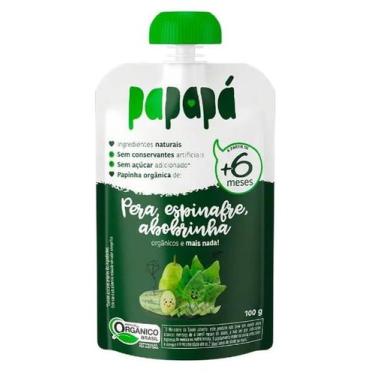 Imagem de Papinha Orgânica Pera, Espinafre, Abobrinha Papapá 100g