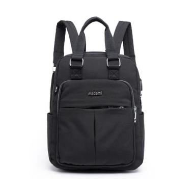 Imagem de Mochila Bolsa Feminina Executiva Notebook Reforçada Usb - MADAMI, U