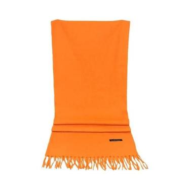 Imagem de Cachecol De Inverno Feminino Em Cashmere, Quente, Grosso E Macio, Cobe