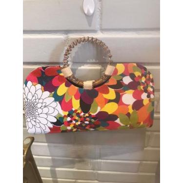 Imagem de Bolsa Feminina Praia Pequena - Reluz Acessórios, Colorida