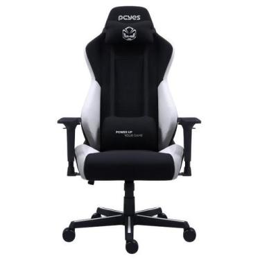 Imagem de Cadeira Gamer PCYES Mad Racer V8 Turbo Branca - V8Tbmadbc