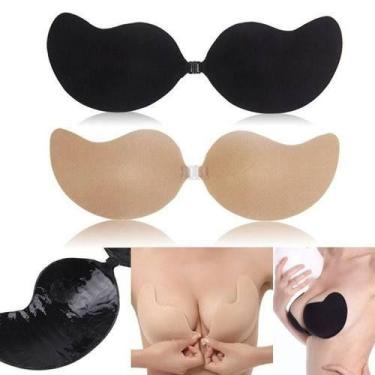 Imagem de Sutiã Push Up Bra Silicone Levanta Aumenta Junta Seios - Push Bra, Cre