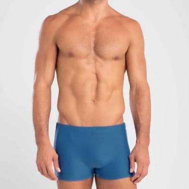 Imagem de Sunga Praia Boxer Tamanho Especial Mash UV50+ 300.05X, Azul turquesa, 