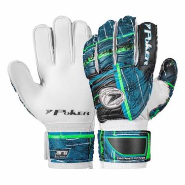 Imagem de Luva de Goleiro Poker Futebol de Campo Training Meteor 01029, Verde, B