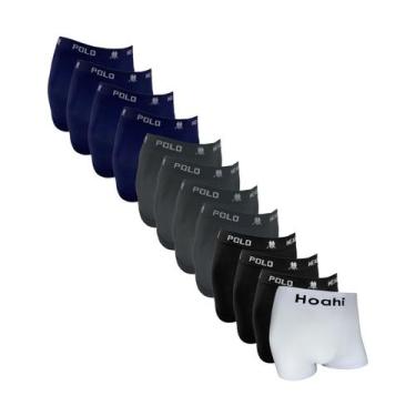 Imagem de Cueca Boxer Polo Wear E Hoahi Kit Com 12 - Escolha Sua Cor, CUECA BOX 