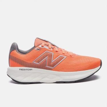 Imagem de Tênis New Balance Fresh Foam 520 V9 - feminino - coral e branco, Slm, 