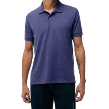 Imagem de Camisa Polo Masculina Hering MC Regular Azul Indigo - N3A7MK, XXG, Azu