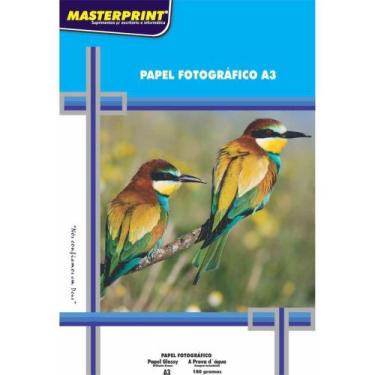 Imagem de Papel fotografico inkjet a3 180g pct.c/20 - MASTERPRINT