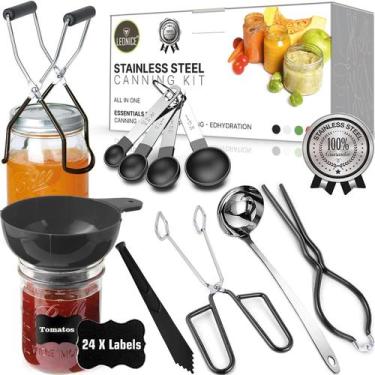 Imagem de Kit para Conservas LEONICE em Aço Inoxidável  Conjunto Inicial