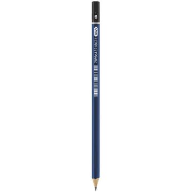 Imagem de Lápis Técnico BRW 4B de Madeira Sextavado para Desenhos Artísticos e Esboços Preto