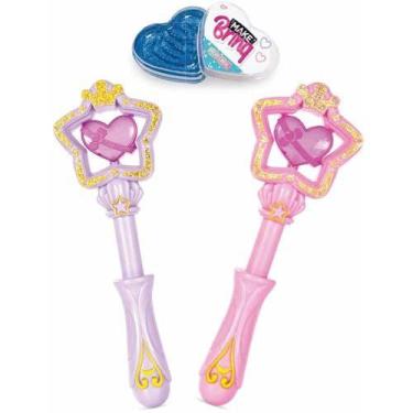 Imagem de Maquiagem E Beleza Infantil Make Brinq Varinha C/Gloss - POLIBRINQ