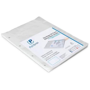 Imagem de Envelope Plastico Oficio 4Furo Extra Grosso 0,20 - POLIBRAS