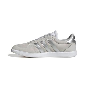 Imagem de adidas Tênis feminino Breaknet Sleek, Cinza/Prata Metálico/Branco, 39
