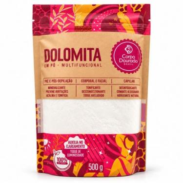 Imagem de Dolomita em Pó Corpo Dourado 500g Facial Corporal e Capilar