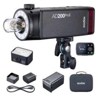 Imagem de Flash a Bateria Godox AD200Pro II TTL com Luz de Modelagem Bicolor
