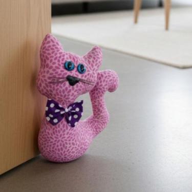 Imagem de Peso de Porta com Areia Gato - Não Deixa a Porta Bater - Pesinho Artes