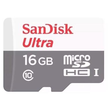 Imagem de Cartão de Memória Micro sdhc Sandisk 16GB Ultra