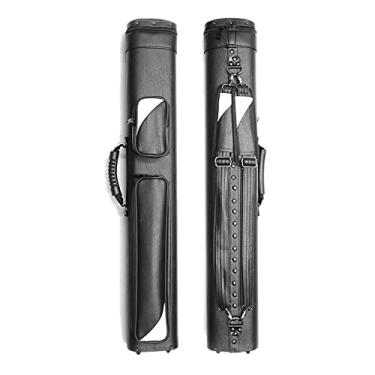 Imagem de Estojo profissional para taco de piscina 2x2/2x4/2x5/3x6 2butts 2shafts/2butts 4shafts/2butts 5shafts/3butts 6shafts Carry Billiard Pool Stick Case (2x4-Back-Pack-White)