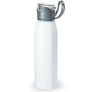 Imagem de Squeeze Alumínio 650 ml Capri TopGet (Branco)