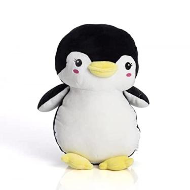 Imagem de Pinguim de Pelúcia Antialérgico 27cm Bruce Preto - Fizzy