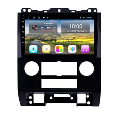 Imagem de XGHQZR Rádio estéreo para carro para Ford Escape 2007-2012, 1G RAM 16G ROM, sistema de navegação GPS com tela sensível ao toque Android 9 unidade de cabeça suporta Bluetooth espelhado, WiFi, leitor multimídia