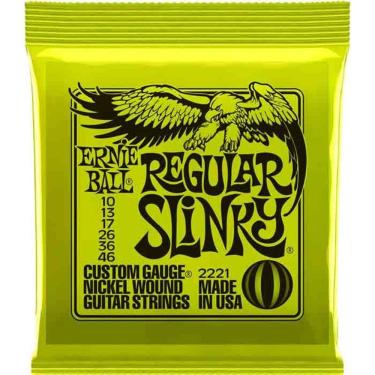 Imagem de Encordoamento Guitarra Ernie Ball Regular Slinky 010 2221