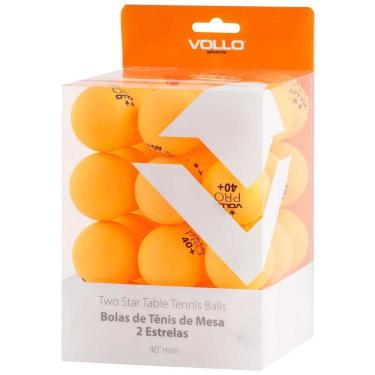 Imagem de Bolinha Tênis Mesa Ping Pong 2 Estrelas 36 Unidades - Vollo