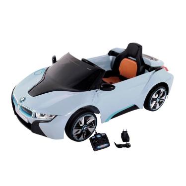 Imagem de Carro Eletrico Infantil Esporte BMW I8 12V Com Controle Remoto Azul