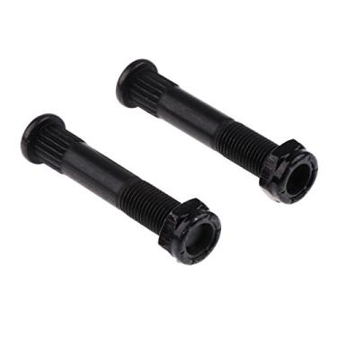 Imagem de Simhoa 2 peças de caminhão de skate Kingpin com 2 peças de caminhão Longboard - Preto