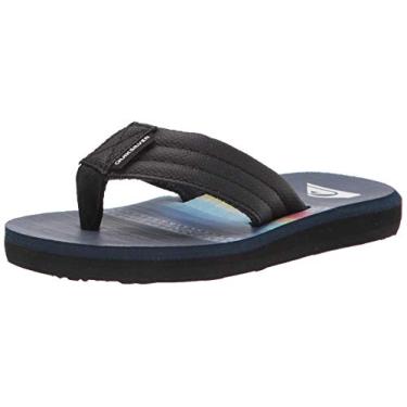Imagem de Quiksilver Boy's Sandal, Blue/Blue/Black Carver Print Youth, 1 Little Kid