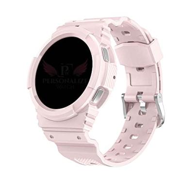 Imagem de Pulseira Personalize Watch Armadura compatível com Samsung Galaxy Watch 4 Classic 46mm Sm-R890 e Sm-R895 (Rosa)