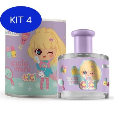 Imagem de Kit 4 Deo Colônia Cici Bela - Perfume Infantil