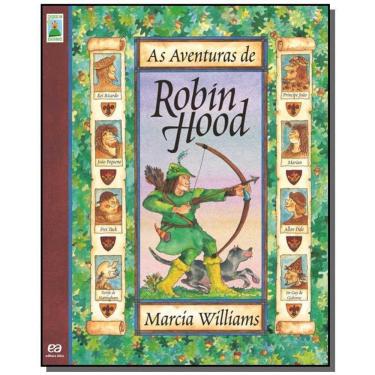 Imagem de Aventuras De Robin Hood, As - Classicos Em Quadrin