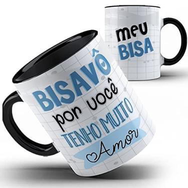 Imagem de Caneca preta xícara Bisavô meu Bisa muito amor