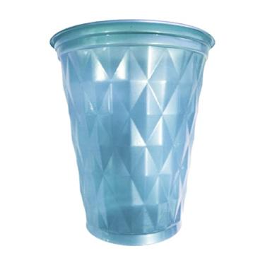Imagem de Copo Descartável Diamante Pérola Tons Variados 180ml - 40 Un