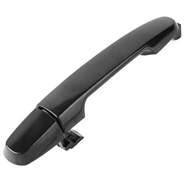 Imagem de NPAUTO Substituição da maçaneta da porta do lado do motorista traseira externa para Toyota Corolla, RAV4/Highlander, Pontiac Vibe, 02-06 Camry, 02-03 ES300, 04-06 ES330, sem fechadura, preta