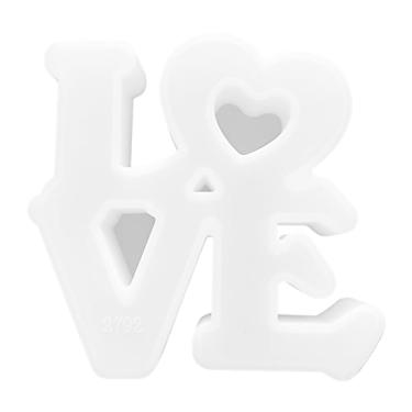 Imagem de Molde de silicone Love Freshie | Tamanho 12,7 cm de largura x 19,7 cm de comprimento x 2,5 cm de profundidade | Love for Freshie Makers