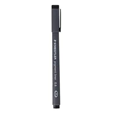 Imagem de Staedtler Pigment Liner Fineliner, Preto, 0.6 mm