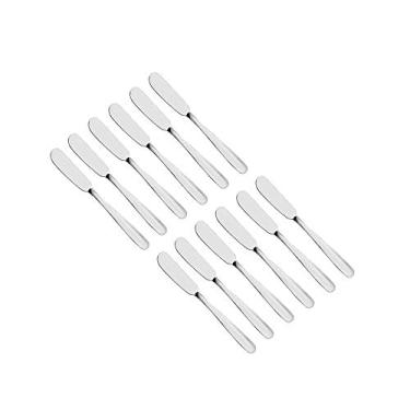 Imagem de Jogo de Espatula para Manteiga Talheres Aço Inox 12 un