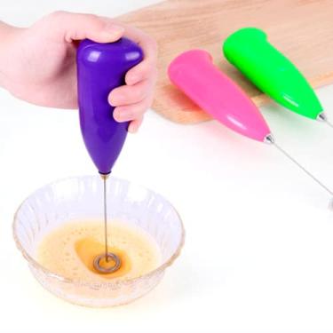 Imagem de Mini Mixer Misturador de Bebidas Batedor Mexedor Leite Café Capuccino Espuma Portátil Shake Cozinha