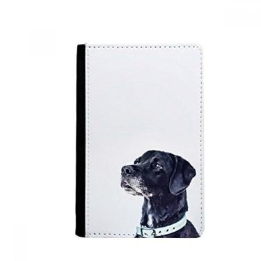 Imagem de Porta-passaporte para fotografia de animal de estimação branco para cachorro notecase burse carteira capa para cartão, Multicolorido.