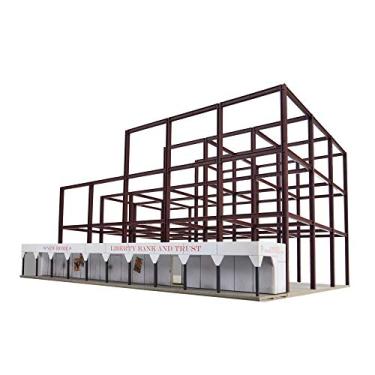 Imagem de Walthers Skyscraper Construction Site Kit, 8-5/8 X 10-9/16 X 5-3/4" 21.9 X 26.8 X 14.6cm, Multi, (933-3761)