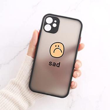 Imagem de Capa de telefone com rosto sorridente para iPhone 13 11 12 Pro Max Xr X Xs Max 12 Mini 7 8 6s Plus SE 2020 Proteção de lente de câmera capa rígida para PC, KD21, para iPhone 13