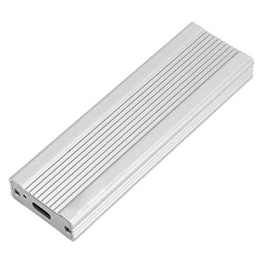 Imagem de Gabinete SATA SSD, LED Indicador USB 3.1 Gabinete SATA M.2 10 Gbps Ultra Slim Design para 2280 Mm (Prata)