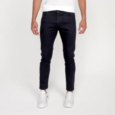 Imagem de Calça Jeans Masculina Slim Premium - Preta - Jeans Brasil